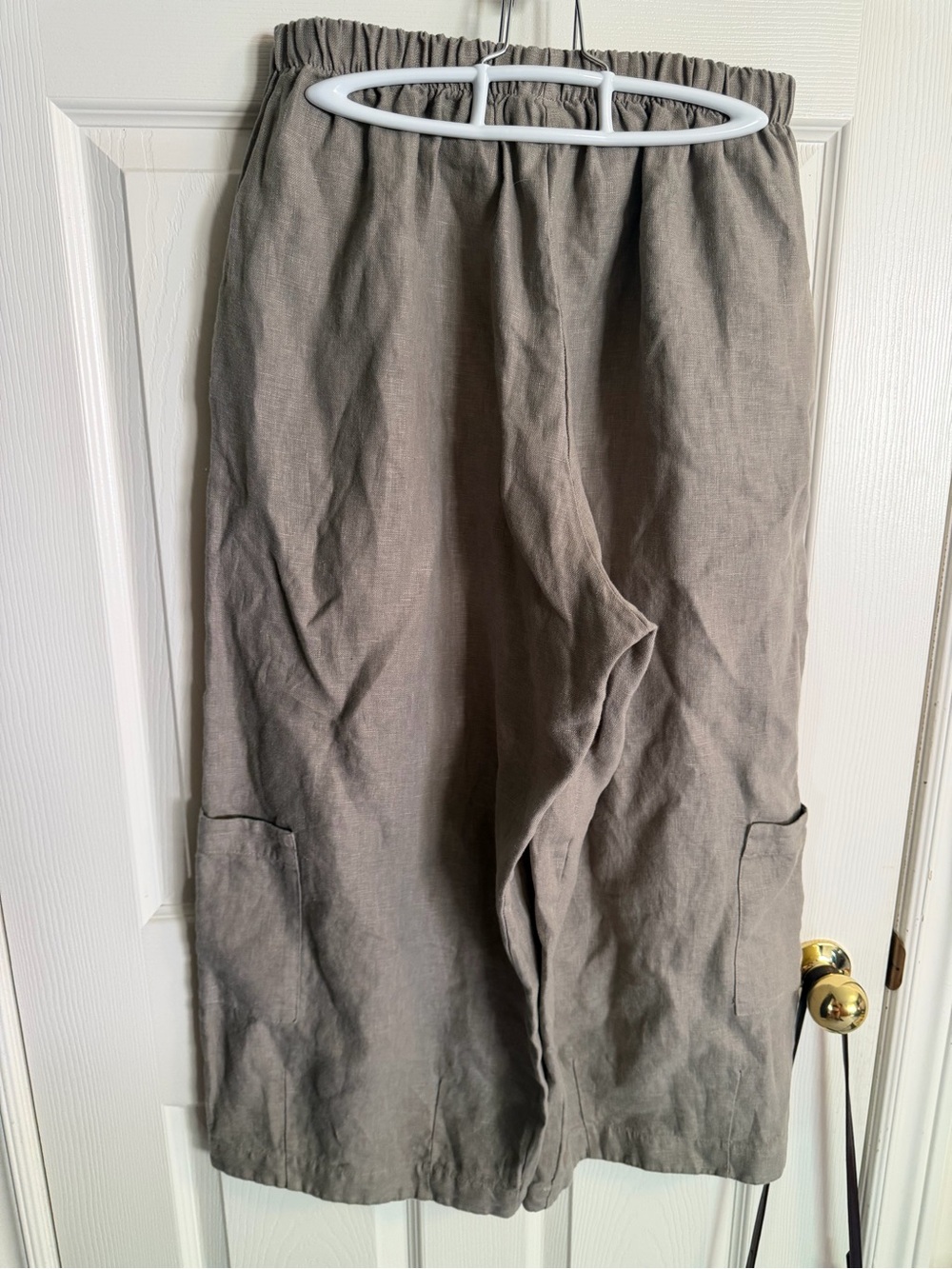 Bryn Walker Casbah Pants winter linen in sandpiper